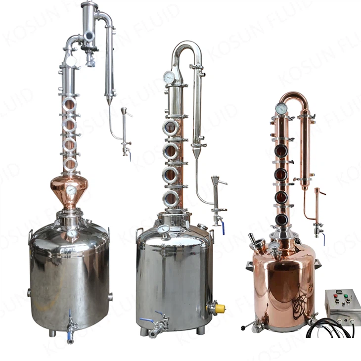 100L Copper Vodka Reflux Column Still