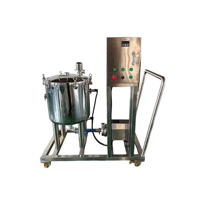 100L Sanitary Buffer Tank With Centrifugal Pump On Mobile Skid