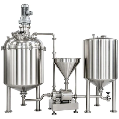 Plant Based Milk Vacuum Emulsifying Tank Stainless Steel