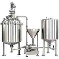 Plant Based Milk Vacuum Emulsifying Tank Stainless Steel