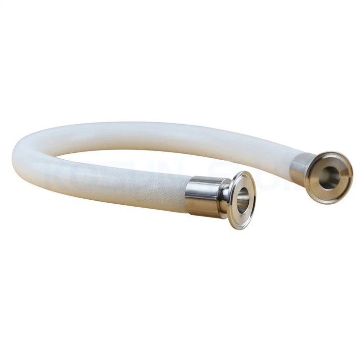 Silicone Rubber Hose With Tri Clamp Fitting