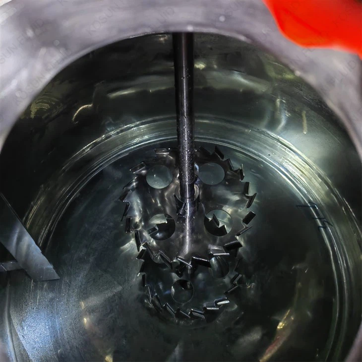 stainless steel pneumatic alcohol mixing tank